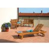 Outdoor Moia | Panca Lampedusa A Tre Posti Realizzata In Legno Di Teak.