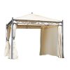 Outdoor Moia | Gazebo Quadrato Mt 3X3 Con Antivento