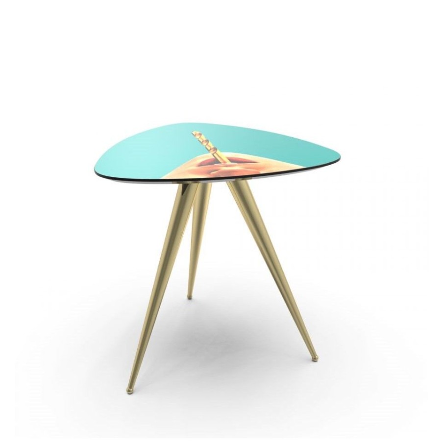 Arredamento Seletti Tavolini E Tavoli Bassi | Seletti Side Table Drill, Tavolino Di Design Per Il Living.