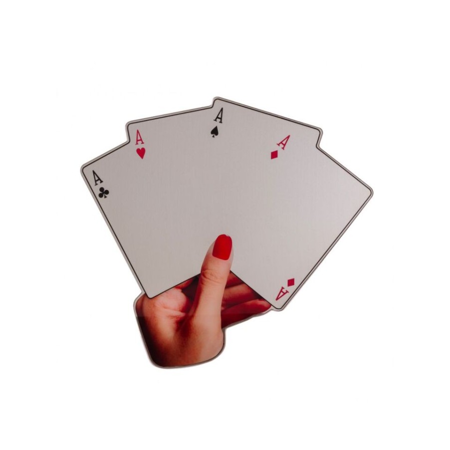 Complementi Seletti | Seletti Specchio Poker Mirror Di Design.