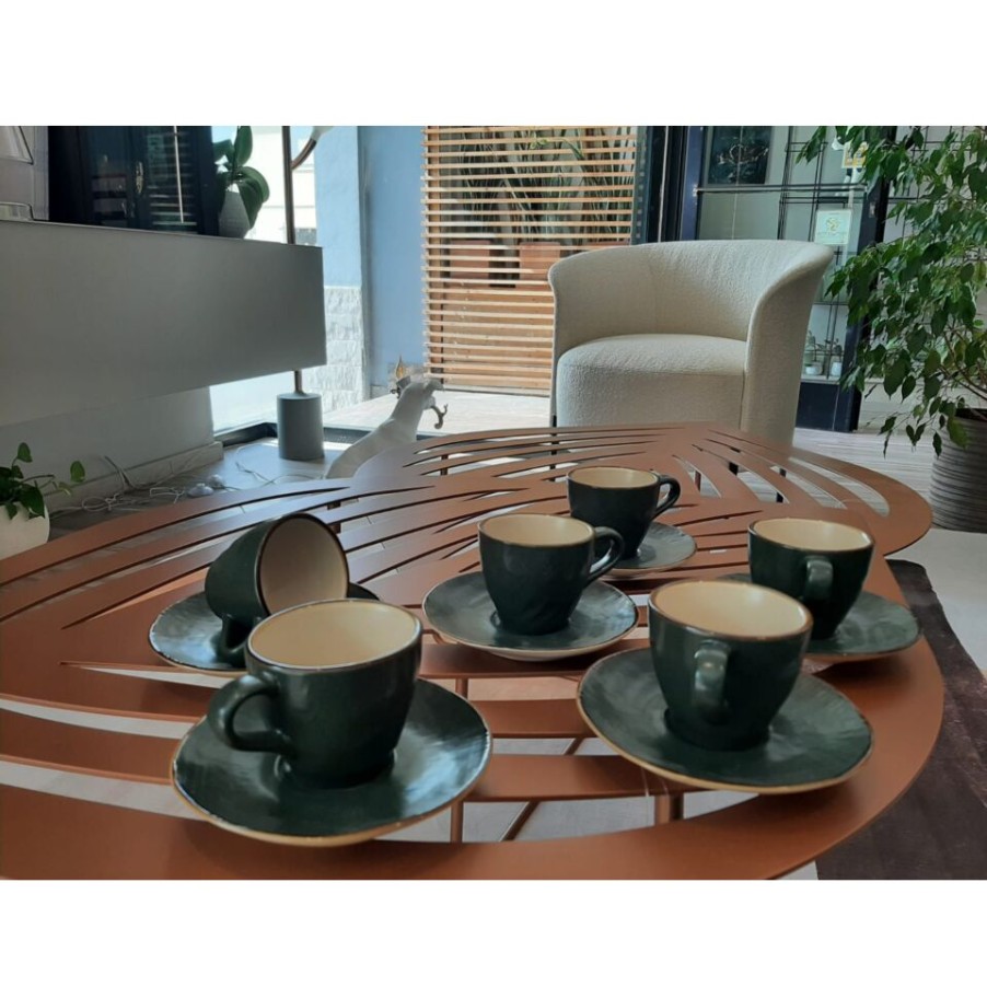 Idee Regalo Novità Home | Set Tazzine Caffe Verdi Mediterraneo