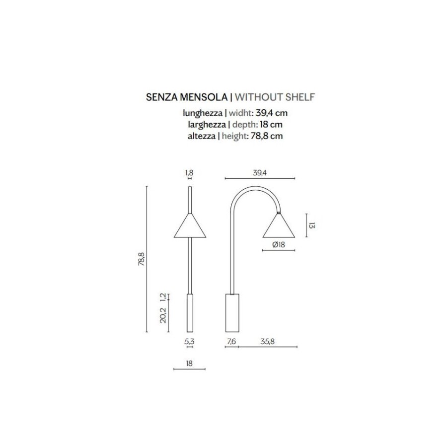 Illuminazione Miniforms Applique E Plafoniere | Miniforms Lampada Ozz Wall S