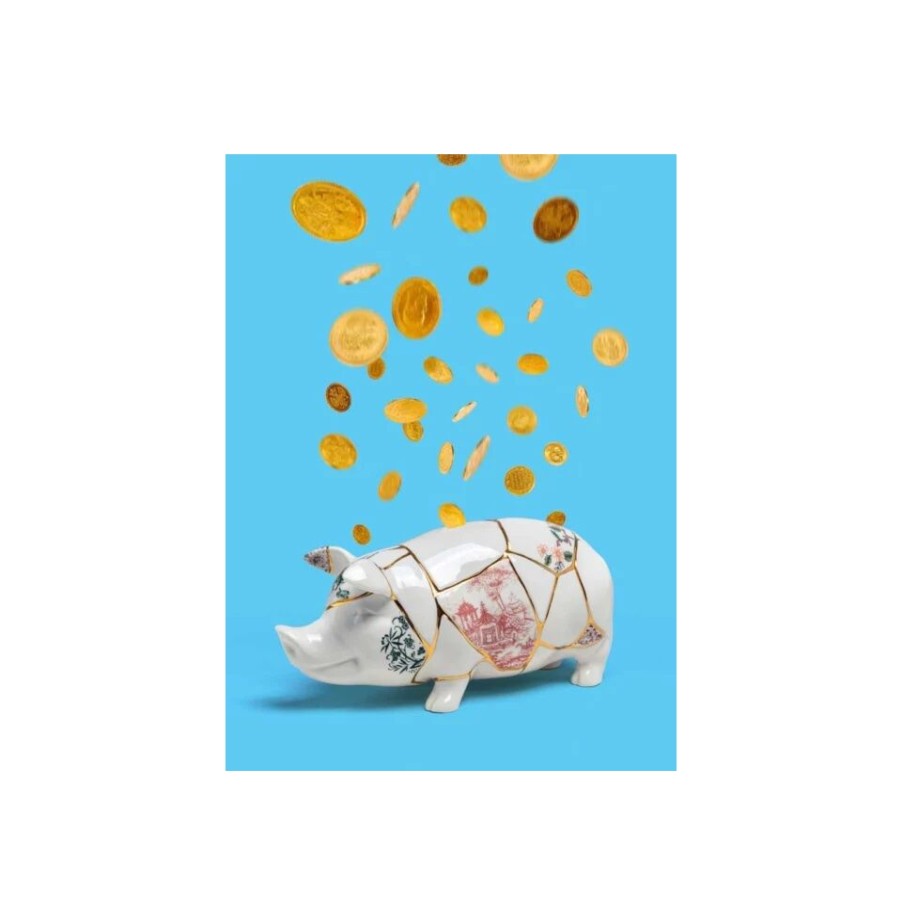 Idee Regalo Seletti | Seletti Kintsugi Salvadanaio Piggy Bank