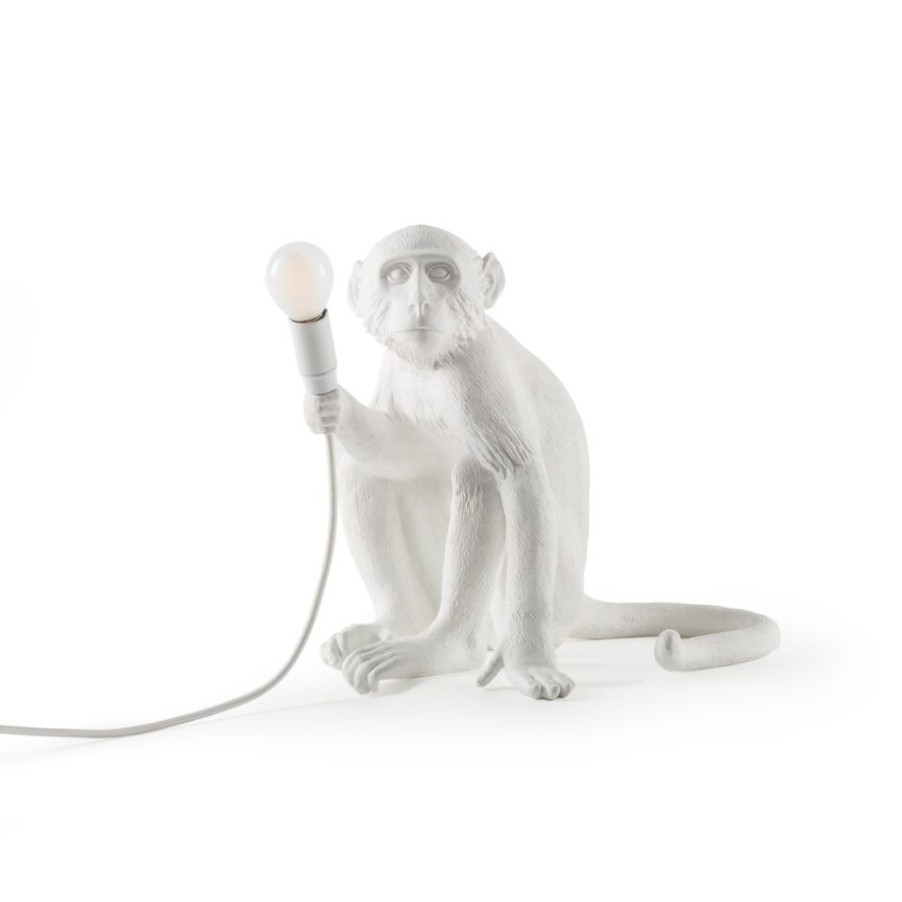 Illuminazione Seletti Lampade Da Tavolo | Monkey Sitting Lamp Di Seletti, Made In Italy.