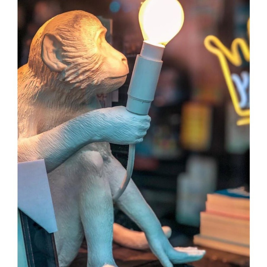 Illuminazione Seletti Lampade Da Tavolo | Monkey Sitting Lamp Di Seletti, Made In Italy.