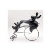 Complementi Trio Design | Scultura Monopoly Man Cycle In Legno Massello