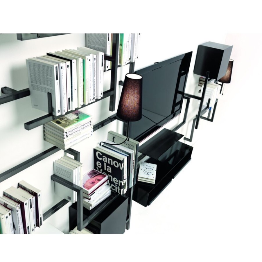 Arredamento Mogg Librerie | Mogg Libreria Antologia Composizione 6, Made In Italy.