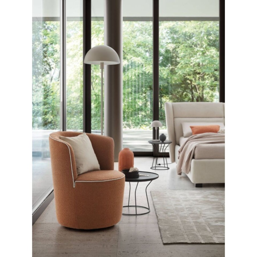 Arredamento LeComfort Divani, Poltrone E Pouf | Poltrona Dafne Da Interni In Tessuto, Made In Italy.